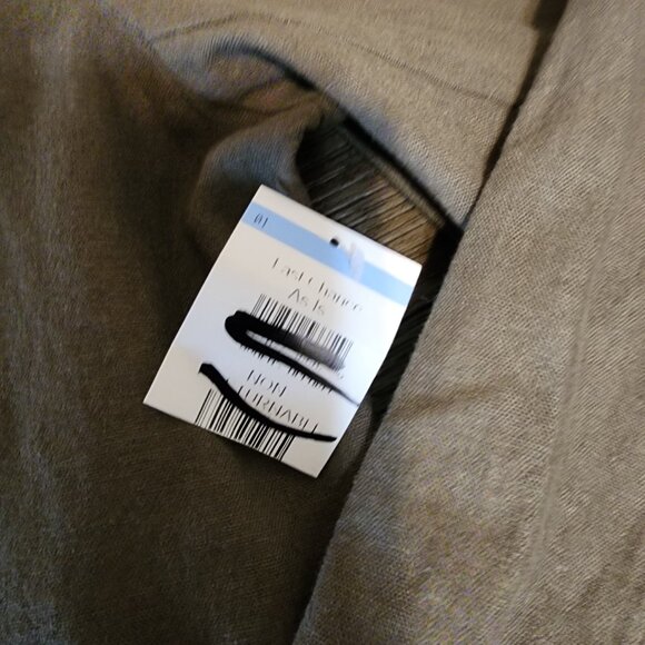 Melrose and Market Crop Linen Blend Blazer NWT Green XL - Picture 5 of 11